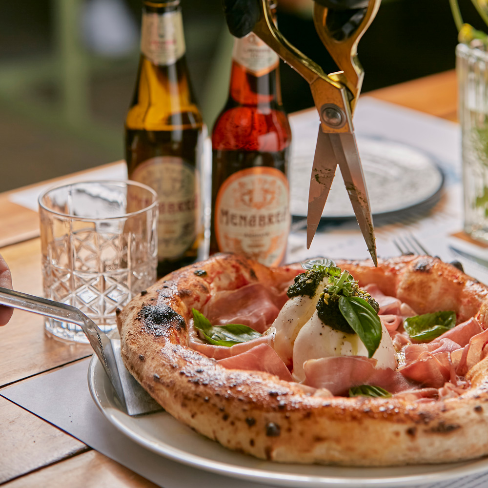 Burrata y Prosciutto